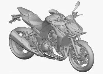 Kawasaki Z1100: A patente que confirma o regresso da maxinaked japonesa