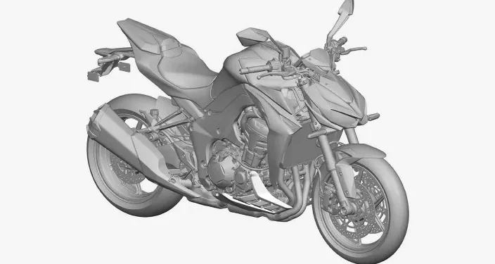 Kawasaki Z1100: A patente que confirma o regresso da maxinaked japonesa