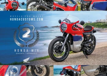 Honda Mia, a moto portuguesa que conquistou o 2.º lugar no Honda Customs 2025