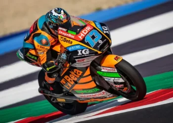 Celestino Vietti triunfa em emocionante duelo de Moto2 em Misano frente a Barry Baltus!