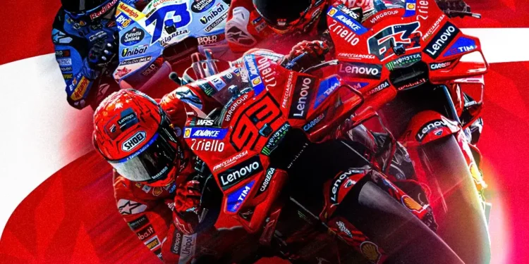 Ducati conquista histórico sétimo título mundial de construtores e reafirma domínio absoluto no MotoGP!