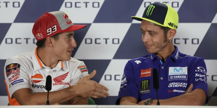 A Batalha Incendiária de Marc Márquez Contra Valentino Rossi: A Guerra Oculta da Maior Rivalidade do MotoGP