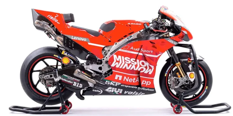 A Ducati Desmosedici GP19 de Andrea Dovizioso, que fez Marc Márquez «tremer» vai a leilão
