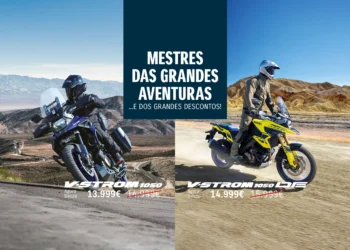 Oportunidade Suzuki com nova campanha promocional para as V-STROM 1050