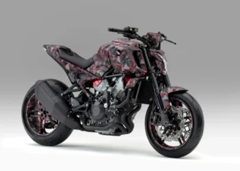 Honda revela o V3R 900 E-Compressor Prototype com motor V3 e compressor eletrónico