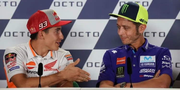Marc Márquez encerra rivalidade de dez anos com Valentino Rossi num apelo ao respeito no MotoGP