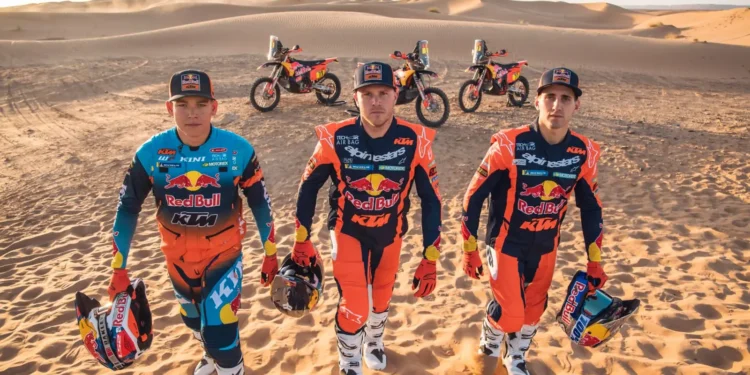 Red Bull KTM Factory Racing pronta para o Dakar