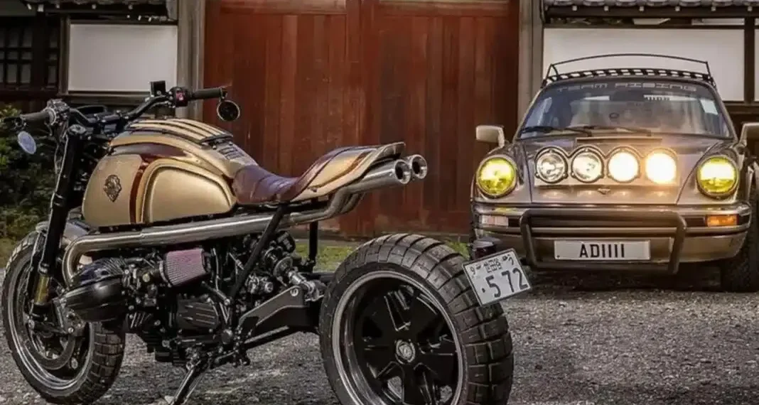 Rough Crafts transforma a BMW R12 nineT numa obra única inspirada no Porsche 911 clássico
