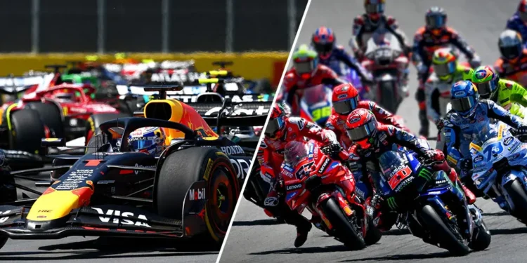F1 e MotoGP colidem em 9 fins de semana!