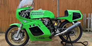 Kawasaki de endurance com preparação Moriwaki vai a leilão no Reino Unido