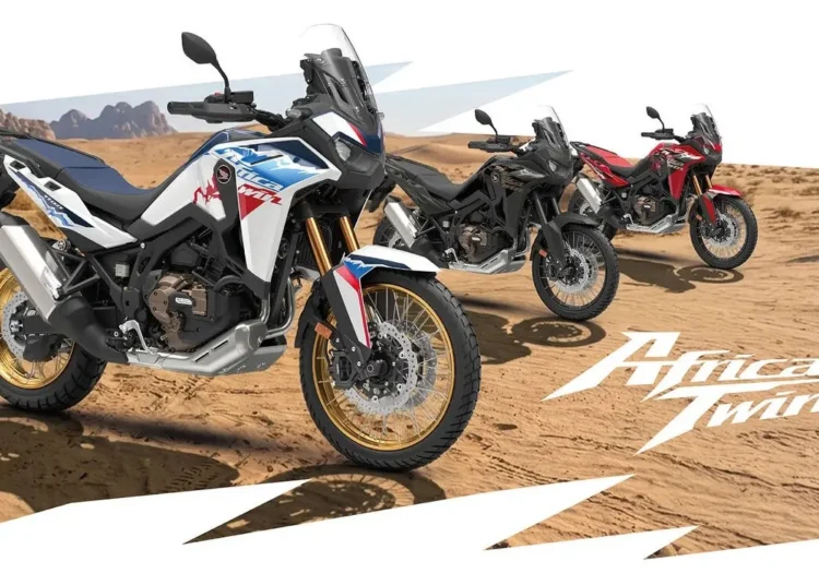 Honda CRF1100L Africa Twin e CRF1100L Africa Twin Adventure Sports 2026 com novas cores que reforçam identidade aventureira