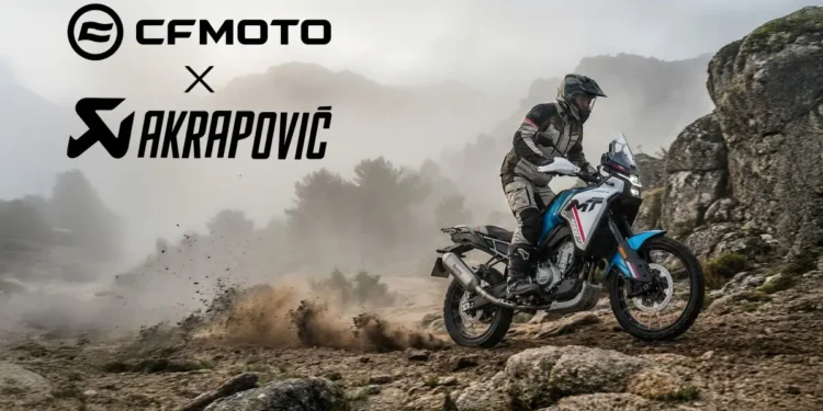 CFMOTO junta-se à Akrapovič para elevar som e desempenho da sua gama