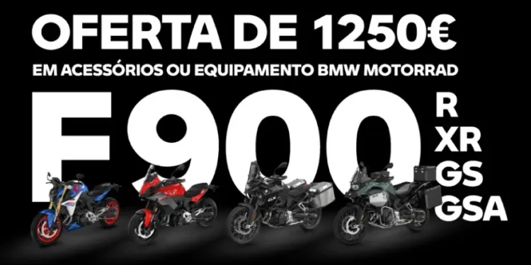 Campanha BMW prestes a entrar no último mês: 1.250€ em acessórios ou equipamento na compra da gama F 900