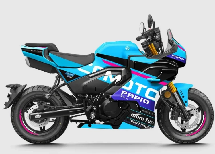 CFMoto XO Papio Racer Champion Blue celebra ligação ao Aspar Team e a David Alonso