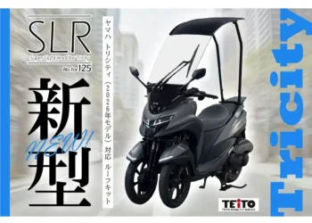 Kit de tejadilho transforma Yamaha Tricity 125 numa scooter “coberta”