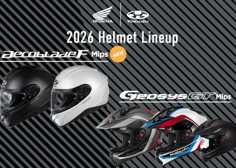 Capacetes Kabuto chegam a Portugal em parceria com a Honda