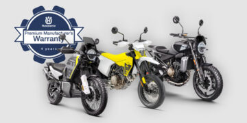Husqvarna Mobility amplia garantia premium para quatro anos nas motos de estrada