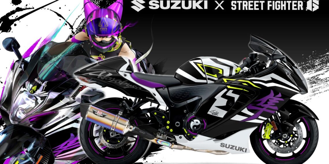 Suzuki Hayabusa Tuned by JURI: Quando o universo das motos encontra Street Fighter 6
