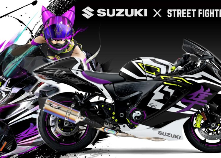 Suzuki Hayabusa Tuned by JURI: Quando o universo das motos encontra Street Fighter 6