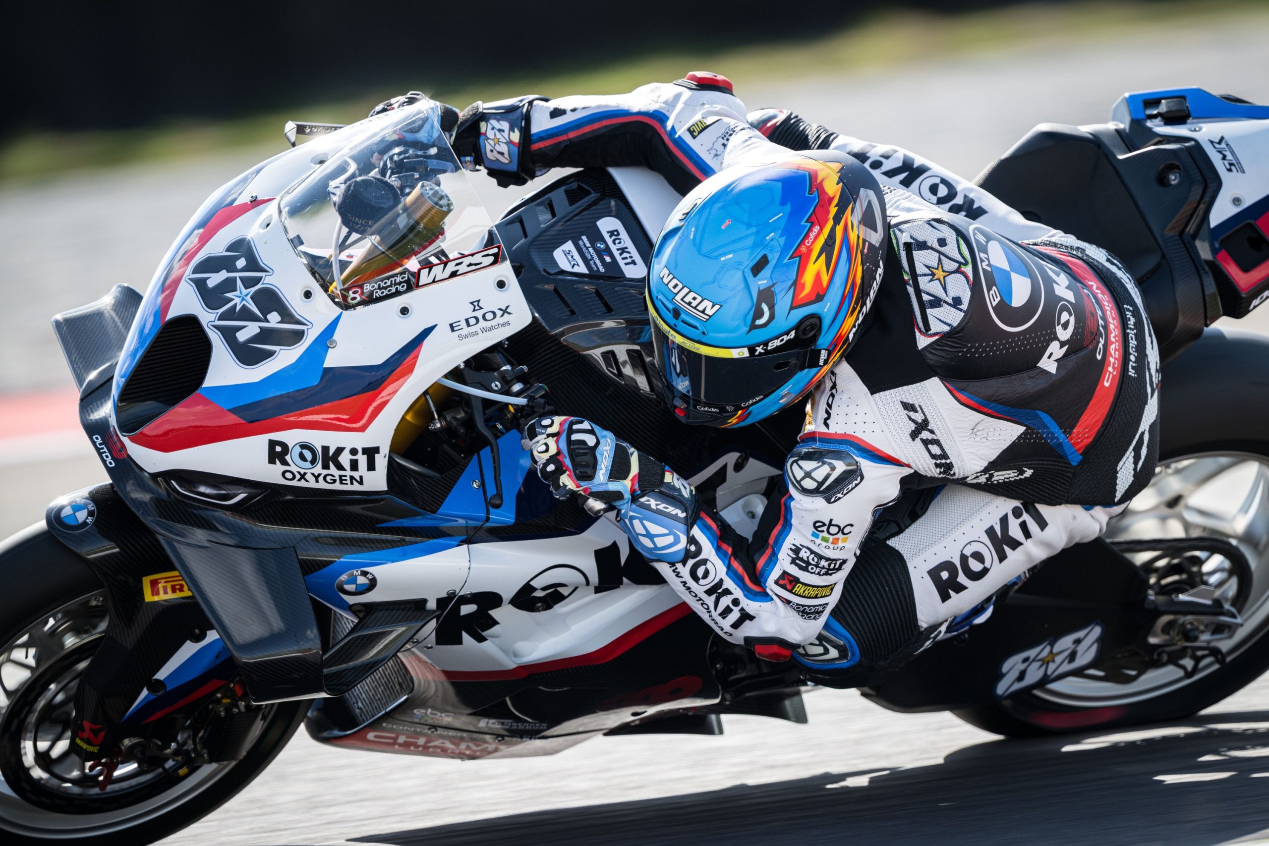 Miguel Oliveira com a BMW M 1000 RR n.º 88 em Cremona.