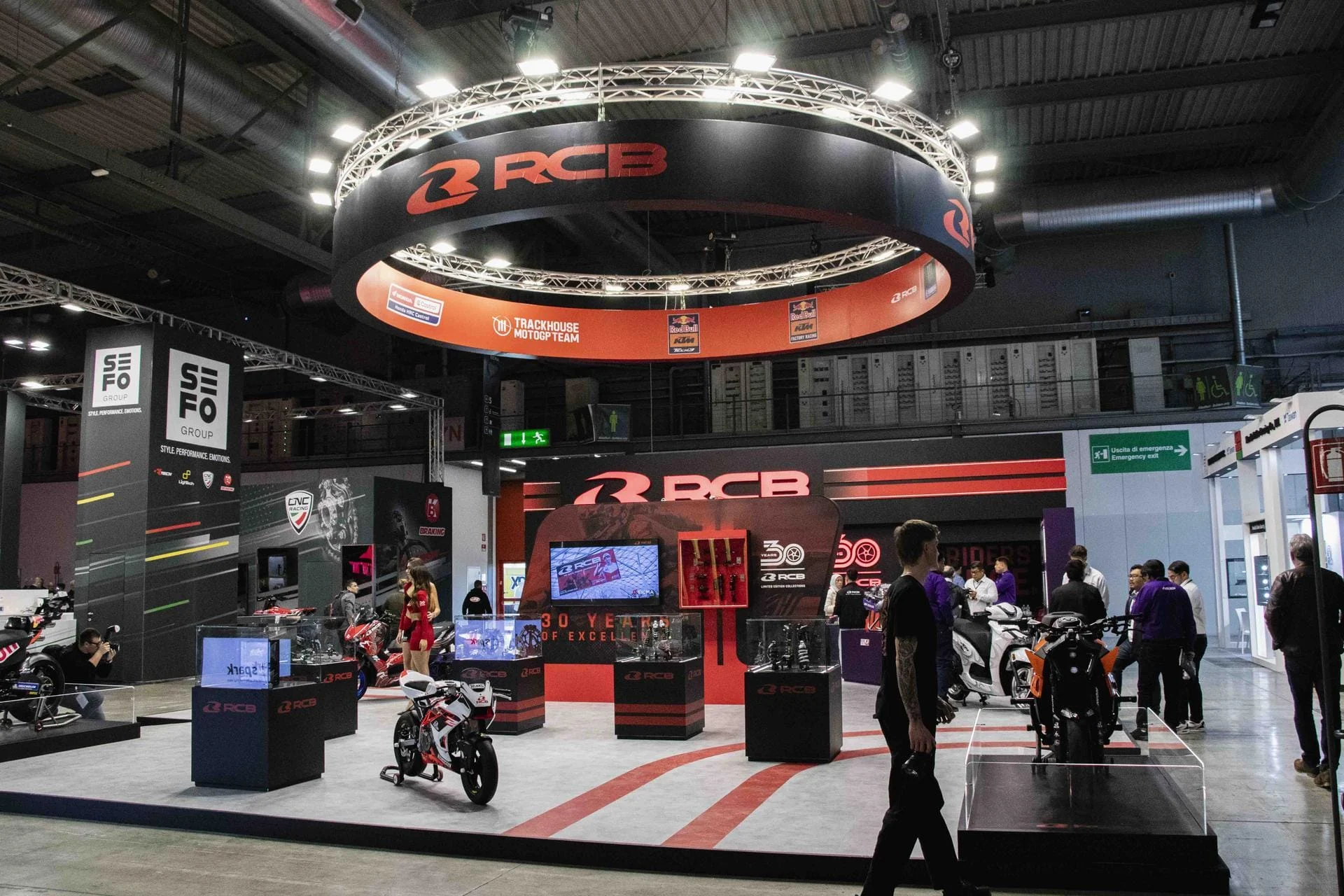RCB leva novas suspensões e componentes de travagem à EICMA 2026