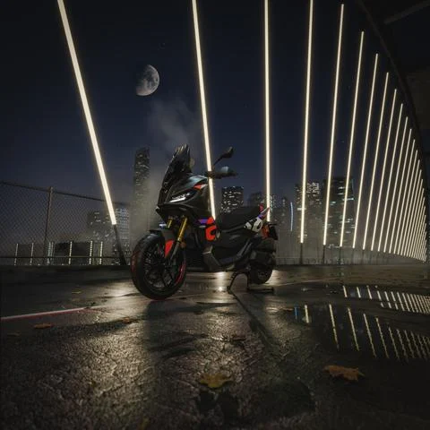 Aprilia SR GT 400, fotografia oficial da scooter.
