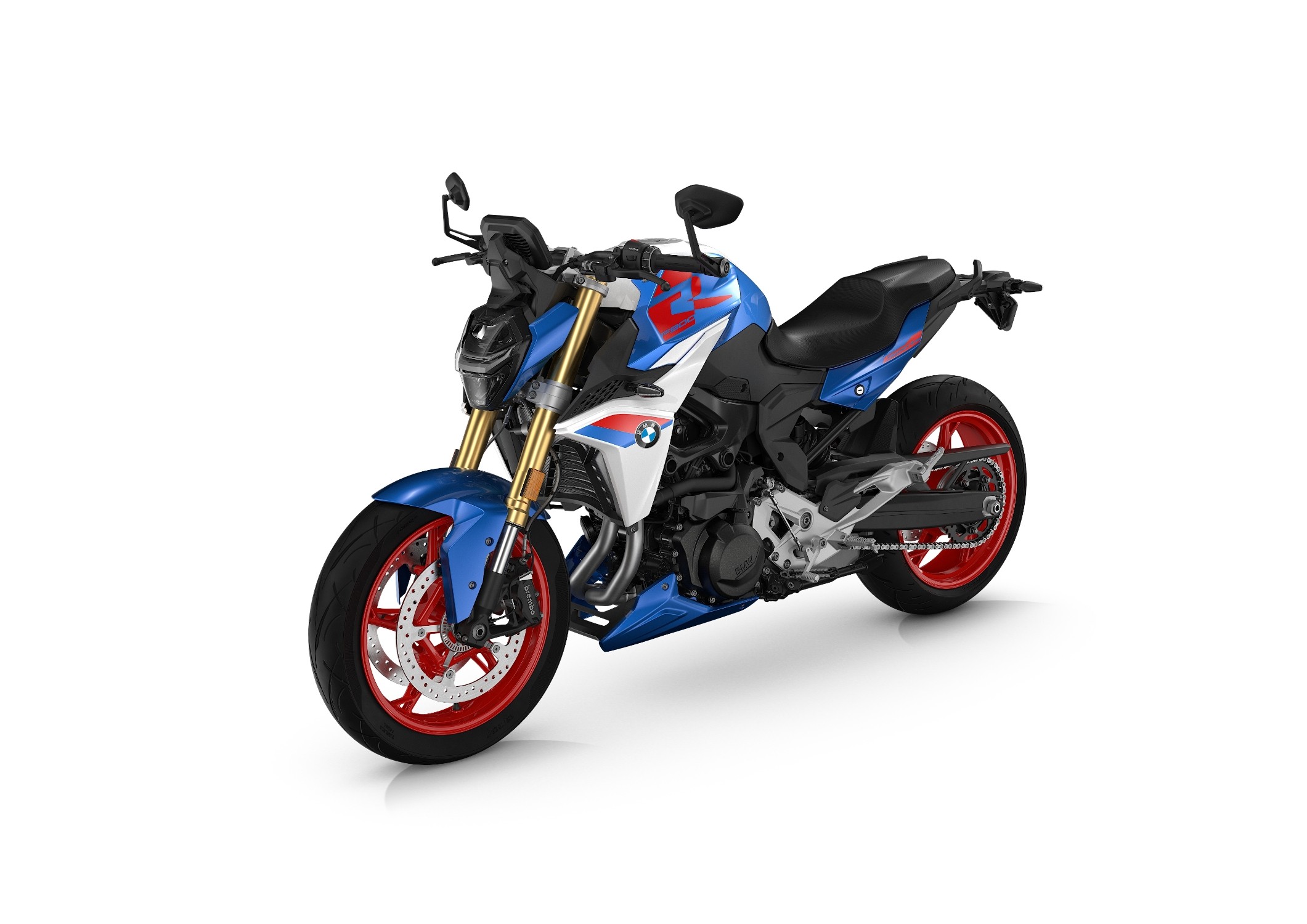 Não é a Black Edition; mostra a BMW F 900 R apresentada em 2024.