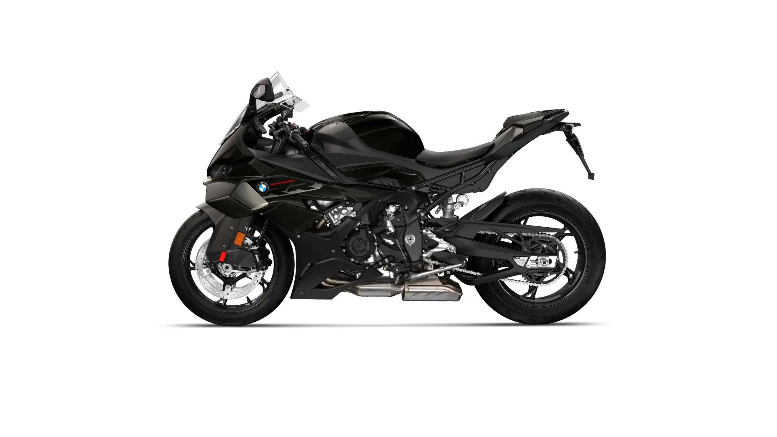Não é a versão de 2027; mostra a BMW S 1000 RR de 2024, numa fotografia oficial da BMW.