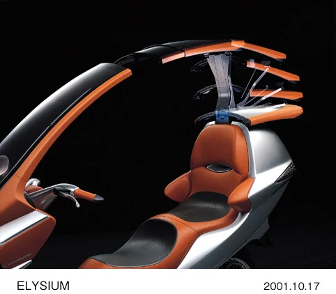 Honda Elysium de 2001, com o tejadilho retráctil.