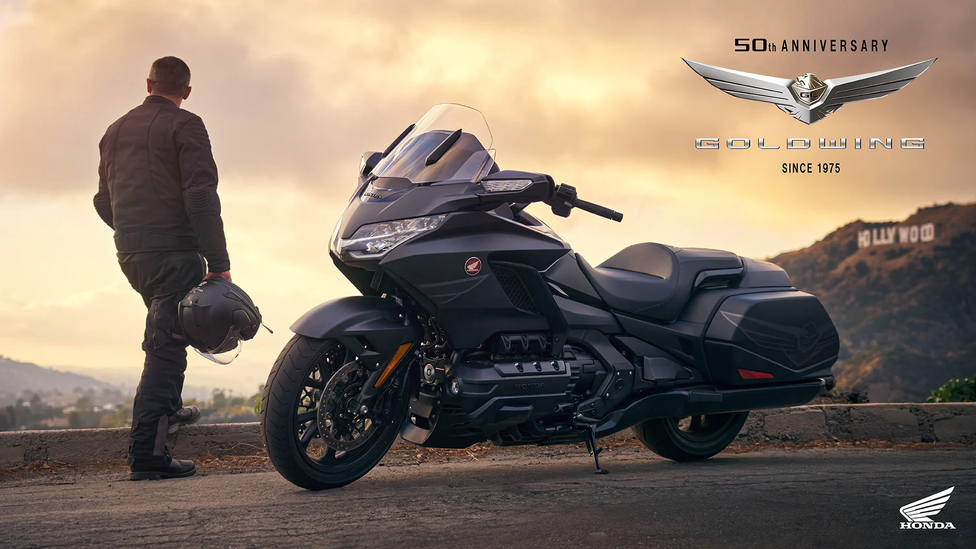Honda GL1800 Gold Wing de 2025, noutra fotografia oficial da mesma galeria.