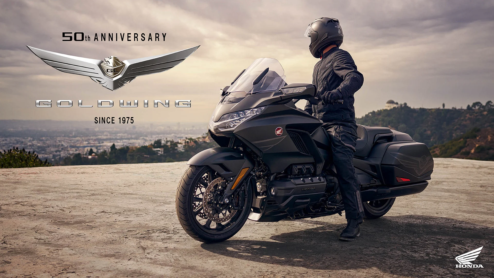 Honda GL1800 Gold Wing de 2025, noutra fotografia oficial da mesma galeria.