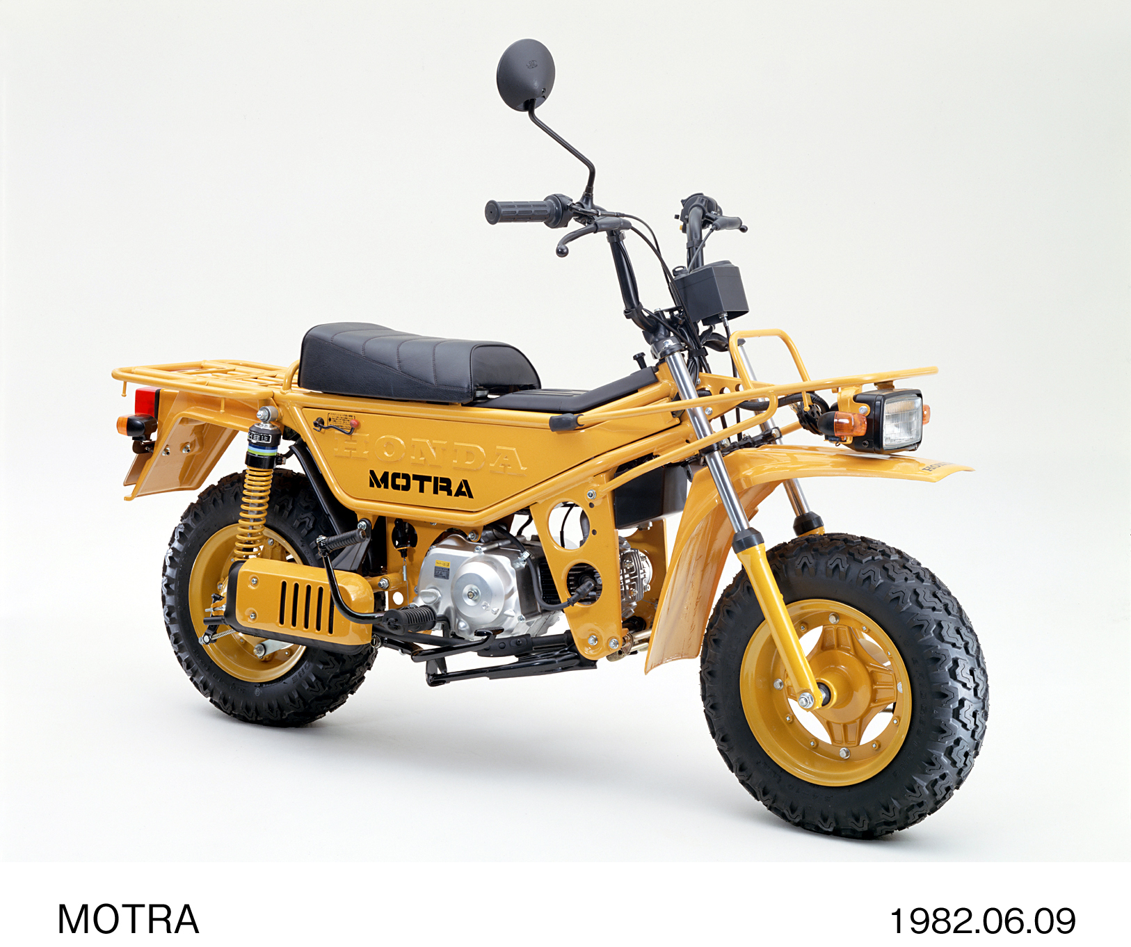A Honda CT50 Motra original, de 1982; não é a possível sucessora.