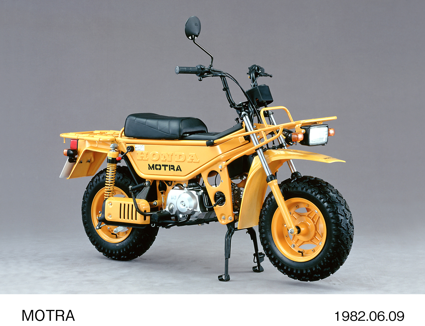 A Honda CT50 Motra original, de 1982; não é a possível sucessora.