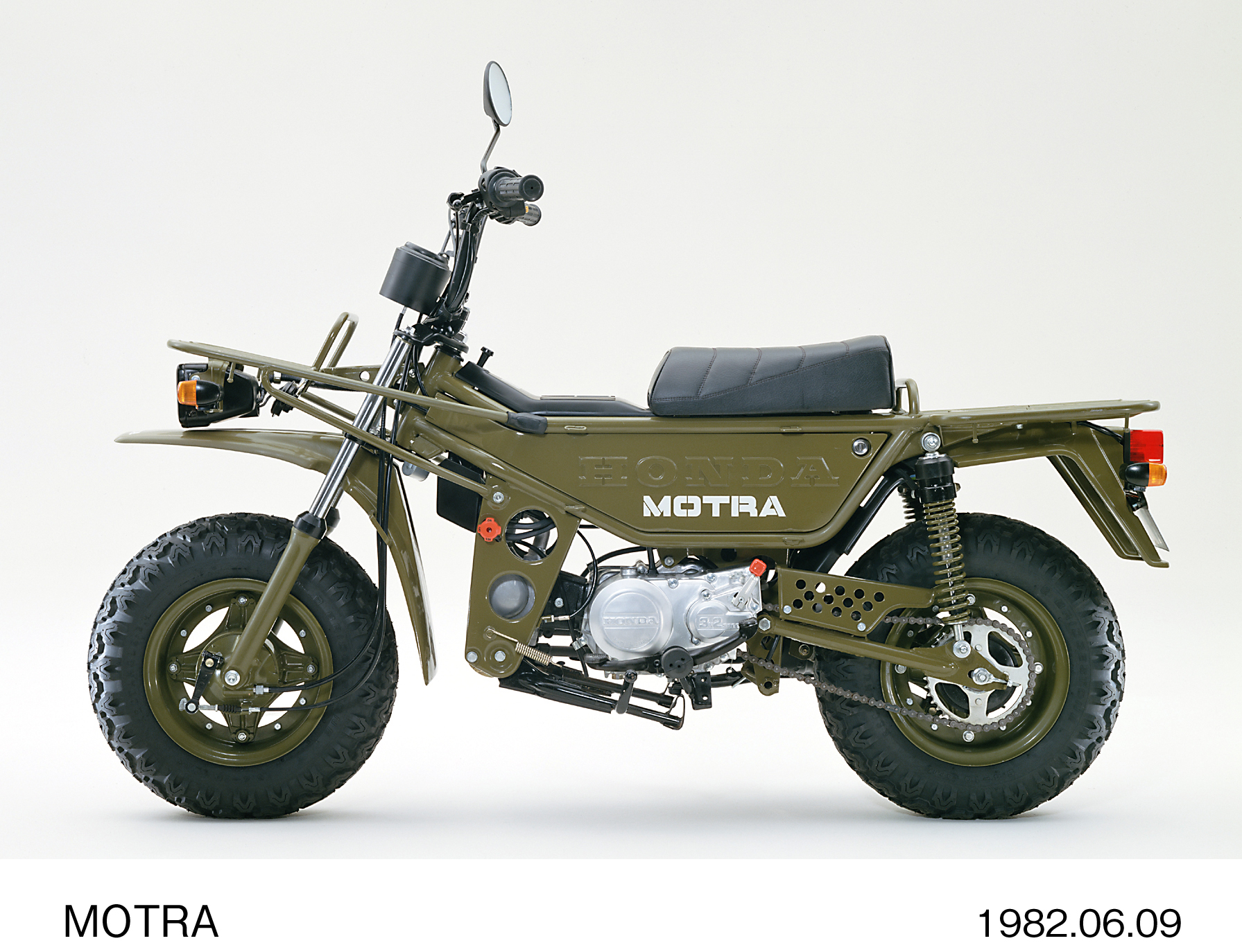 A Honda CT50 Motra original, de 1982; não é a possível sucessora.