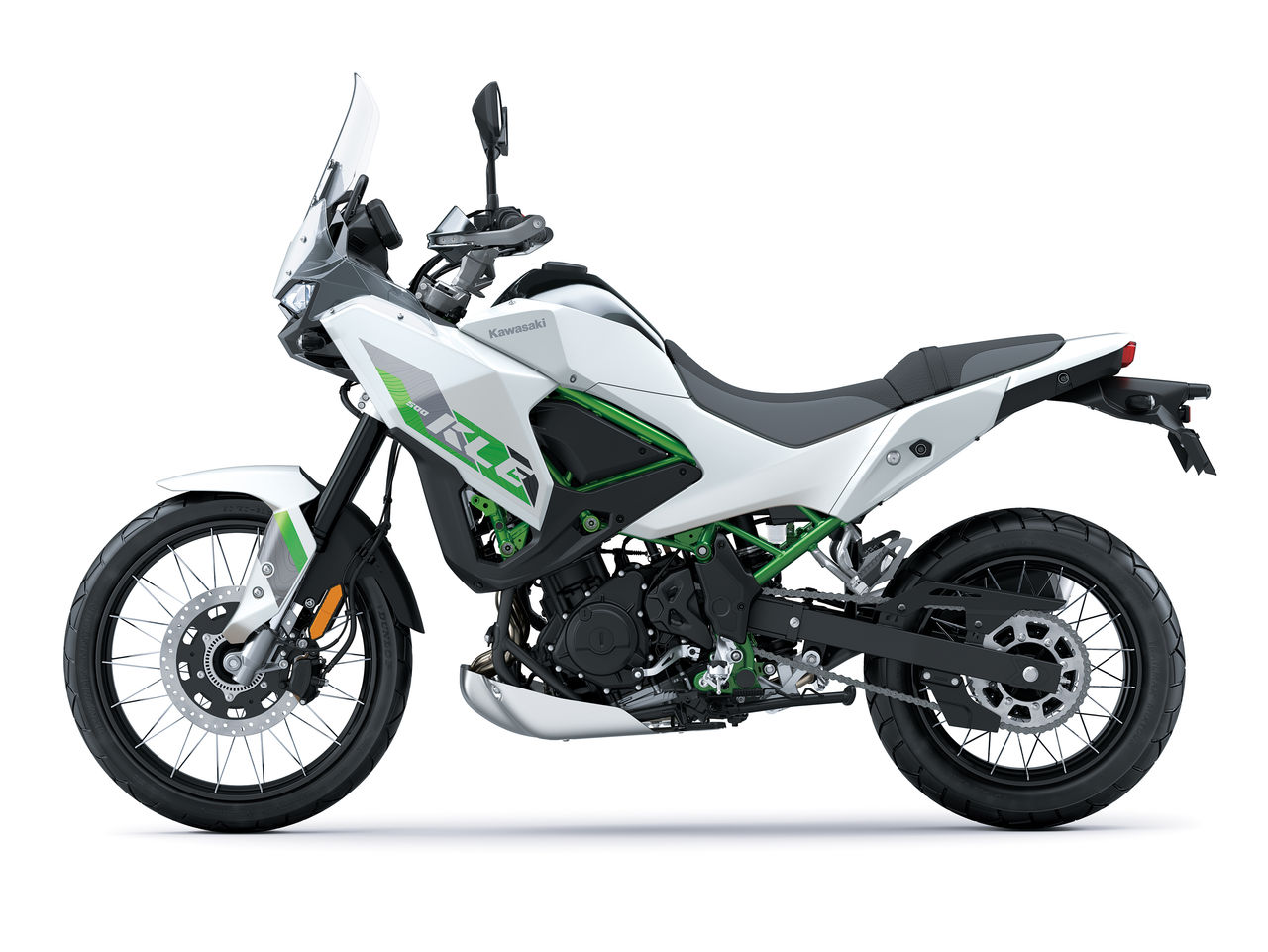 A Kawasaki KLE500 SE Smartride de 2027, numa fotografia da galeria oficial.