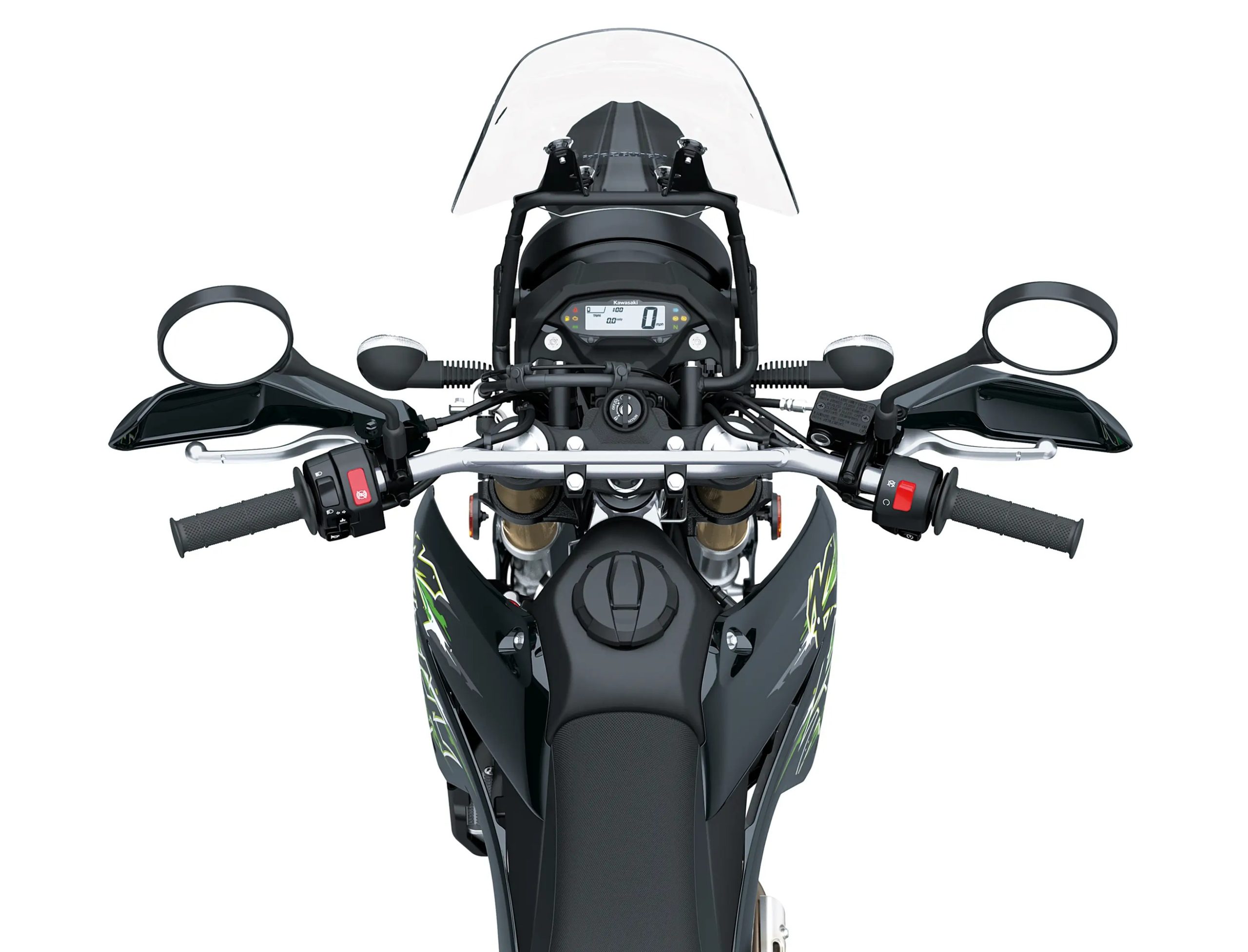 A Kawasaki KLX300 XPL ABS de 2027, noutra imagem da galeria oficial.
