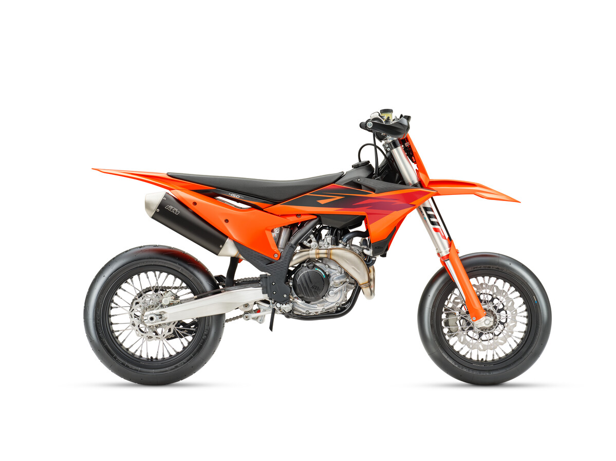KTM 450 SMR de 2027, fotografia oficial da versão anunciada.