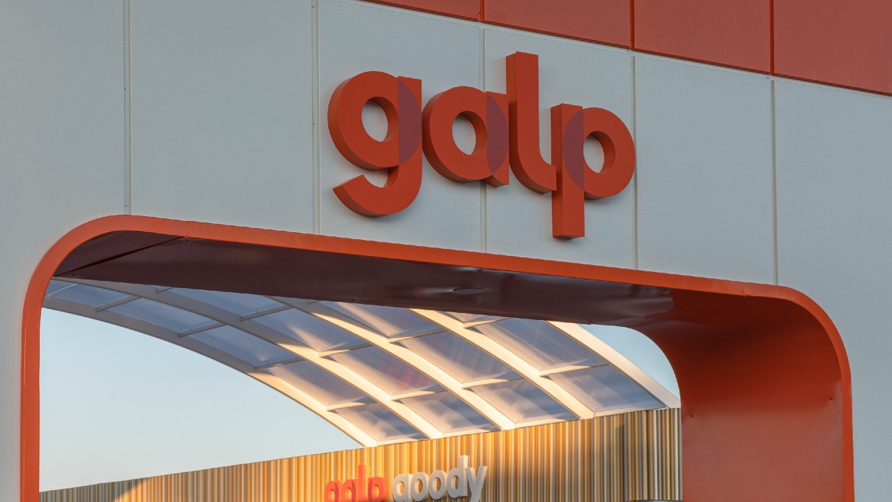 Posto de abastecimento da Galp em Portugal.