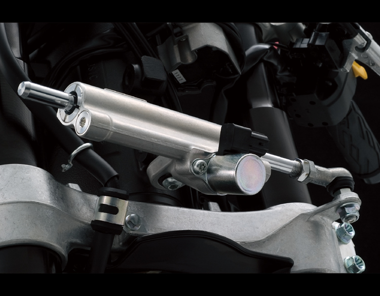 A Suzuki GSX-R750 de 2027, numa fotografia de detalhe da galeria oficial.