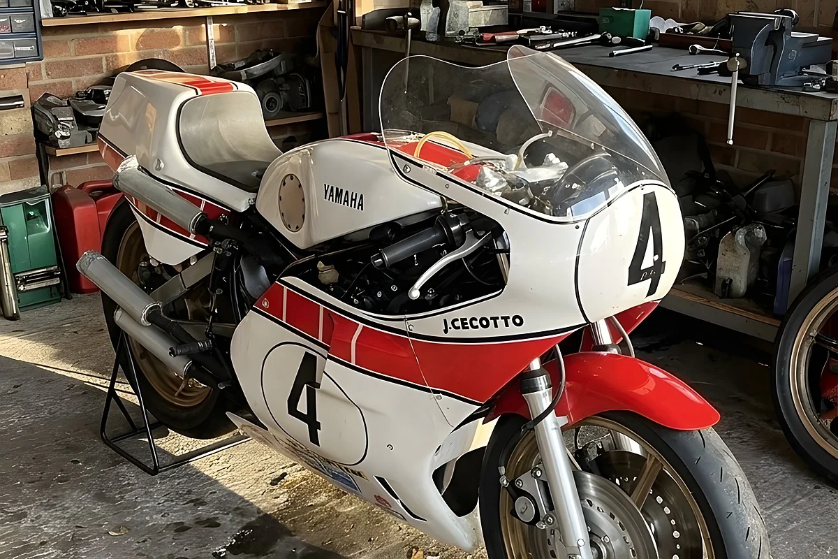 Yamaha 0W31 de Cecotto, a 750 campeã de 1978 que vai a leilão