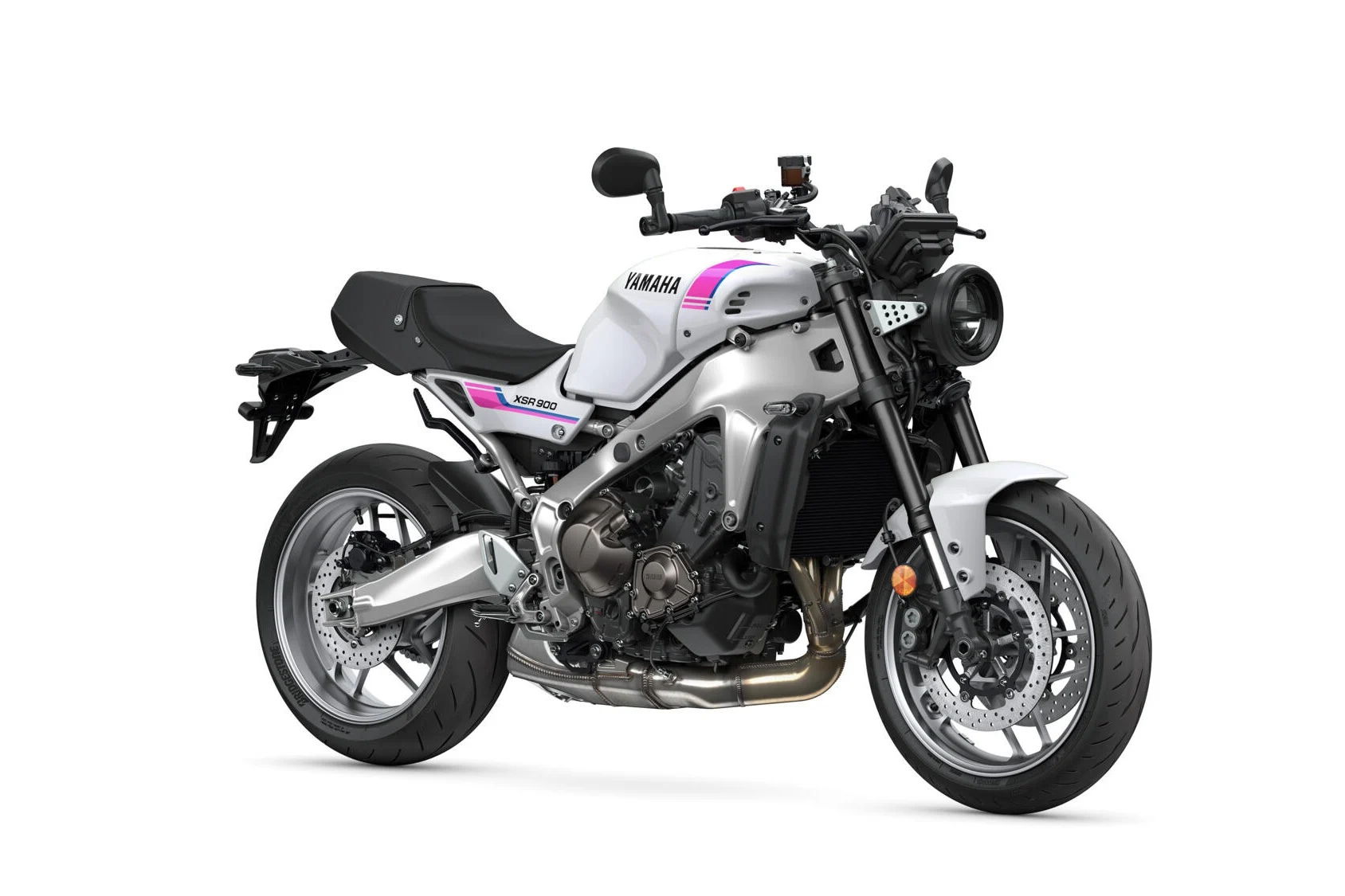 O rosa da Yamaha XSR900 vem da YZF 750R dos anos 90