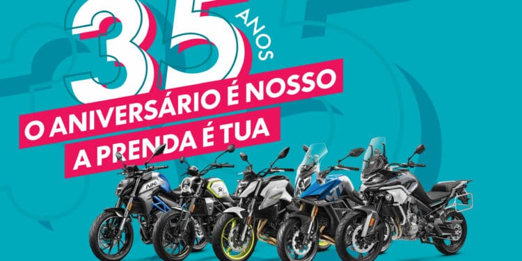 CFMOTO – oferta de prendas de aniversário