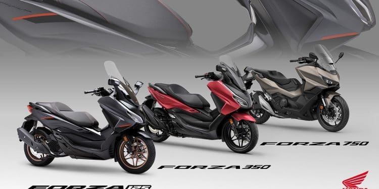 Um trio de força: Honda atualiza gama Forza para 2025