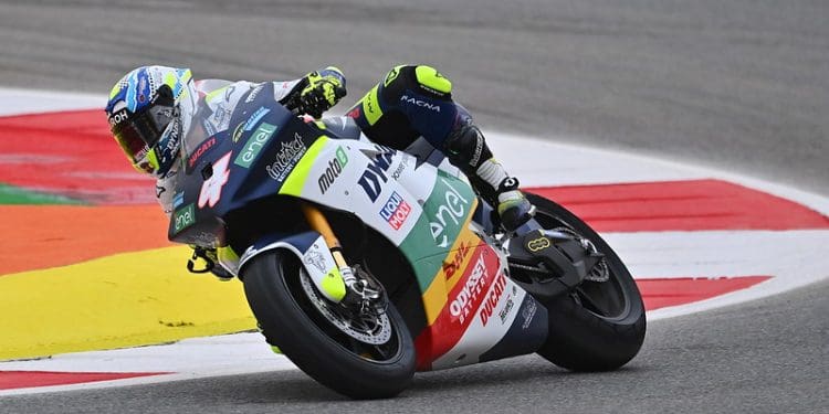 Hector Garzo com o tempo mais rápido da primeira sessão de treinos livres de Moto E em Le Mans