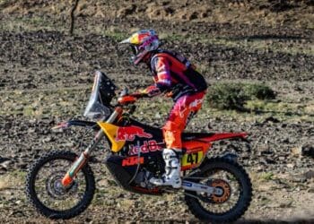 ‘A etapa foi dura, muito longa, e foi um dia duro. Mas estou contente com a sensação’ – Kevin Benavides