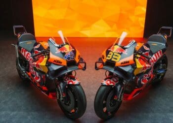 A nova KTM RC16 de Brad Binder e Jack Miller foi apresentada