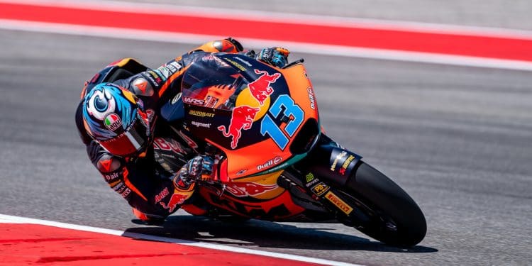 Celestino Vietti ditou ritmo da Q1 do Moto2 em Austin