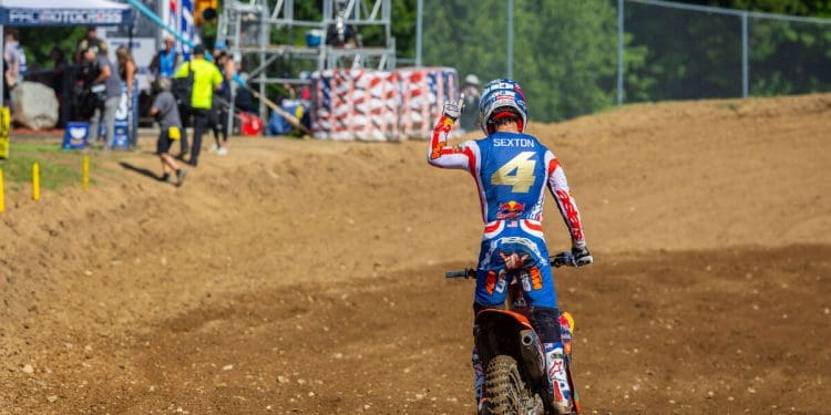 Chase Sexton e Chance Hymas selaram vitórias no AMA Pro Motocross no RedBud