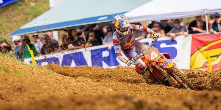 Hunter Lawrence e Chase Sexton vencem em Budds Creek e adiam decisão do título do AMA 450MX para a última ronda; Sexton é favorito