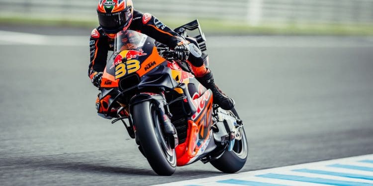 Brad Binder encorajado com a primeira versão da KTM para 2025: ‘A impressão inicial foi muito positiva’